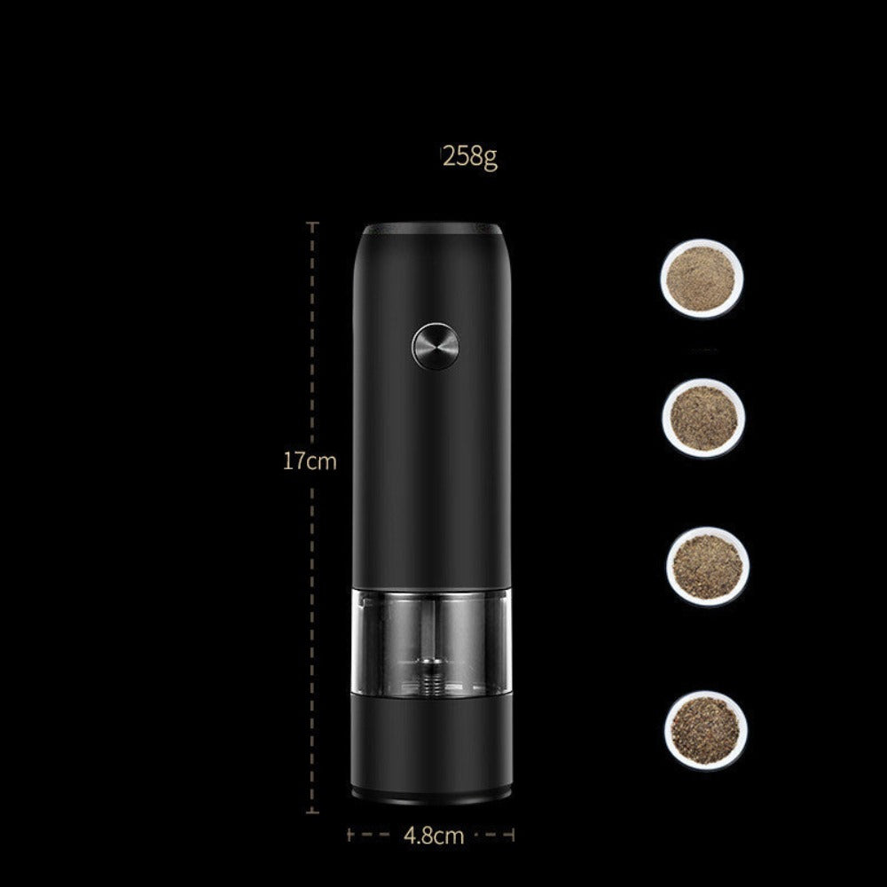 Rechargeable kitchen pepper mill